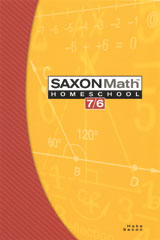 Saxon Math 7/6 Homeschool Student Edition 4th Edition 2005 | Saxon Math
