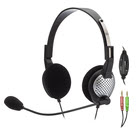 Andrea NC-185VM Stereo Computer Hdst w-NC Mic, volume & mute controls - 3.5mm | Headphones & Listening Centers