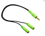 Andrea Y-100 Splitter Cable | Headphones & Listening Centers