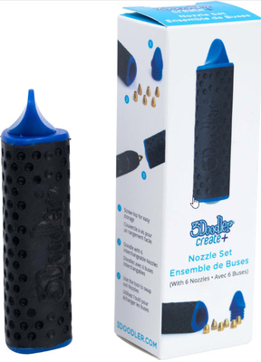 3Doodler Nozzle Set - Black-Blue | Art & Creativity