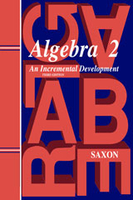 Image Saxon Algebra 2 Homeschool Kit Third Edition